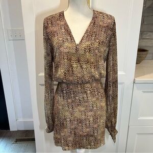 Alexis The Dula Leopard Print Mini Dress XS
